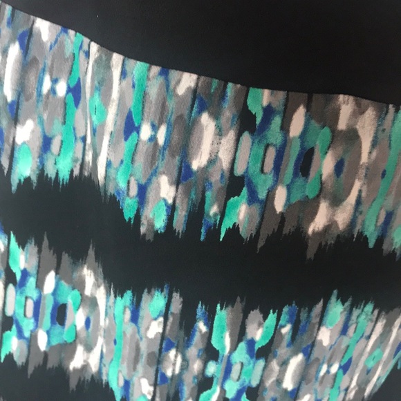 BCBG multicolored cowl neck dress - Picture 6 of 6